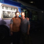 Writer of Heist (Bus 657) Stephen Cyrus Sepher with Christopher Rob Bowen.